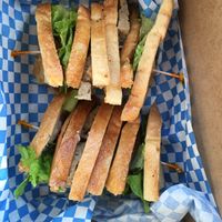 club sandwich at Sluggo's North Vegetarian Cafe in Chattanooga