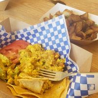 tofu migas at Sluggo's North Vegetarian Cafe in Chattanooga