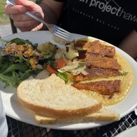 Blackened tofu  at Sluggo's North Vegetarian Cafe in Chattanooga