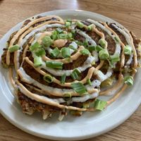 Zucchini griddle cakes  at Sluggo's North Vegetarian Cafe in Chattanooga