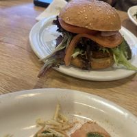 Best Burger ever!!  at Sluggo's North Vegetarian Cafe in Chattanooga
