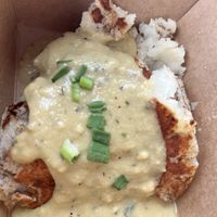 Grilled garlic, mashed potatoes  at Sluggo's North Vegetarian Cafe in Chattanooga