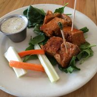 cheeky wings at Sluggo's North Vegetarian Cafe in Chattanooga