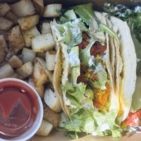 Breakfast tacos  at Sluggo's North Vegetarian Cafe in Chattanooga
