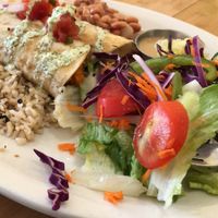 Try the sweet potato enchiladas;) at Sluggo's North Vegetarian Cafe in Chattanooga