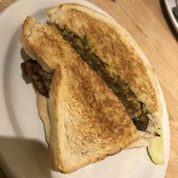 Lentil patty melt 🤤  at Sluggo's North Vegetarian Cafe in Chattanooga