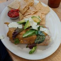 Burrito at Sluggo's North Vegetarian Cafe in Chattanooga