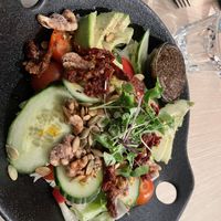 Vegan salad  at Spiseriet Kafé in Tromsoe