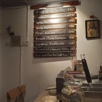 Menu Board. at Vege-ro in Hanoi