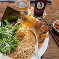 Spicy Dan Dan Ramen + vegan all stars at Vege-ro in Hanoi