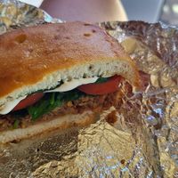 Custom made sandwich for us at PMA Foods in Syracuse