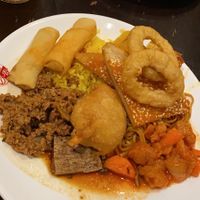 Amazing vegan buffet!! £9 per person aswell can’t go wrong and amazing fresh juices staff are lovely 🥰   at Su Vegan Buffet in West London