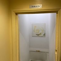 Toilets downstairs at Su Vegan Buffet in West London