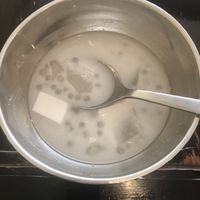 The tapioca coconut dessert is really rather good!  at Su Vegan Buffet in West London