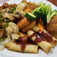 Plate number 1! at Su Vegan Buffet in West London