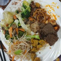 Fourth plate. Was getting full but everything was so delicious I couldn't resist. Ate it all, nothing wasted, too good! at Su Vegan Buffet in West London