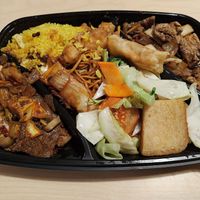 Too good to go box at Su Vegan Buffet in West London