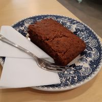 Zucchini chocolate brownie at Perle Kaffeebar in Mannheim