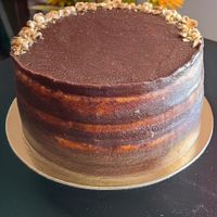 Glúten free birthday cake at Lettuce B in Torres Vedras