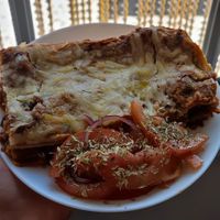 Lasanha at Lettuce B in Torres Vedras