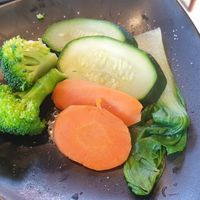 Steamed veg at OKAMI in Hampton