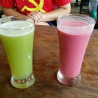 Smoothies at Blue Planet in Agonda