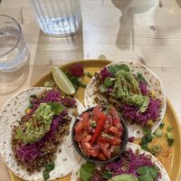 Mexican street tacos  at Yonder in Les Deux Alpes