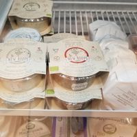 Vegan cheese at Le Marche de Vie in Geneva
