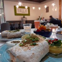 Fully vegan wrap. Super yummy. at Falla in Lublin