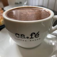 Hot chocolate at Ca.fé Coffee House in Lisbon