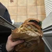 vegan cheese & dry tomato toast   at Ca.fé Coffee House in Lisbon