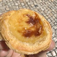 Pastel de nata vegano buenísimo   at Ca.fé Coffee House in Lisbon
