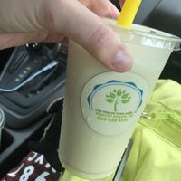 Vegan pineapple Dole Whip shake! Amazing! My fave thing from here.  at The Water Tree Cafe in Myrtle Beach