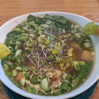 Vegetable Pho at The Water Tree Cafe in Myrtle Beach