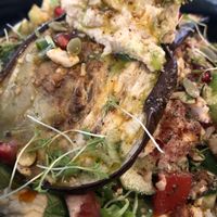 eggplant salad  at Vegane Glorie in The Hague