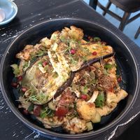 eggplant salad  at Vegane Glorie in The Hague