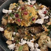 Aubergine salad  at Vegane Glorie in The Hague