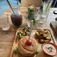 Vegan Burger  at Vegane Glorie in The Hague