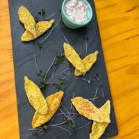 Peixinho da horta com molho tártaro  at Botanico - Colheita Criativa in Florianopolis