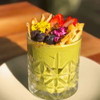 Avocado smoothie at Botanico - Colheita Criativa in Florianopolis