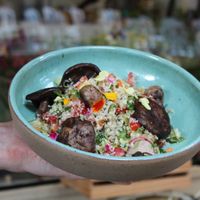 vegan couscous  at Botanico - Colheita Criativa in Florianopolis