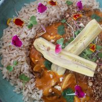 vegan moqueca at Botanico - Colheita Criativa in Florianopolis