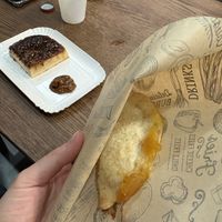 Dolce vegano con patate dolci   at Alpi Empanadas in Turin