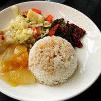 Economy Mixed Rice at Living Seed 翠园素食馆 in Kota Kinabalu