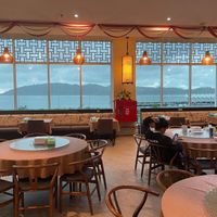 view towards the ocean at Living Seed 翠园素食馆 in Kota Kinabalu