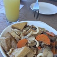 Tofu mushrooms  at Living Seed 翠园素食馆 in Kota Kinabalu