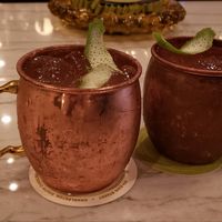 Moscow mules at The Rarebit in Charleston