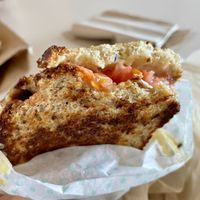 grilled cheese   at SFO - Amy's Drive Thru - T1 in South San Francisco