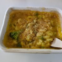 vegan broccoli mac at SFO - Amy's Drive Thru - T1 in South San Francisco