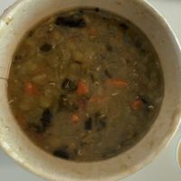 Lentil vegetable soup  at SFO - Amy's Drive Thru - T1 in South San Francisco